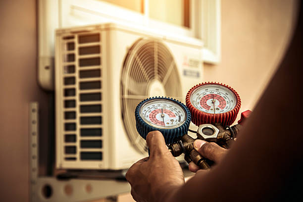 Professional Ductwork Repair technician working in Milton, NY